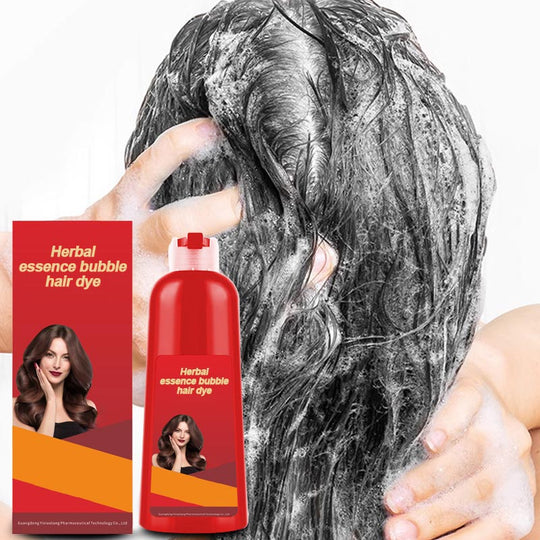 Meilleur cadeau * Dye de cheveux bulles à l'essence à base de plantes