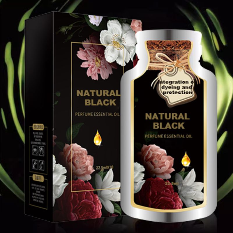 Essential Oil Bubble Hair Dye