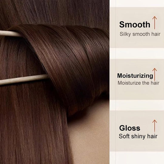 Máscara para el cabello suave y brille