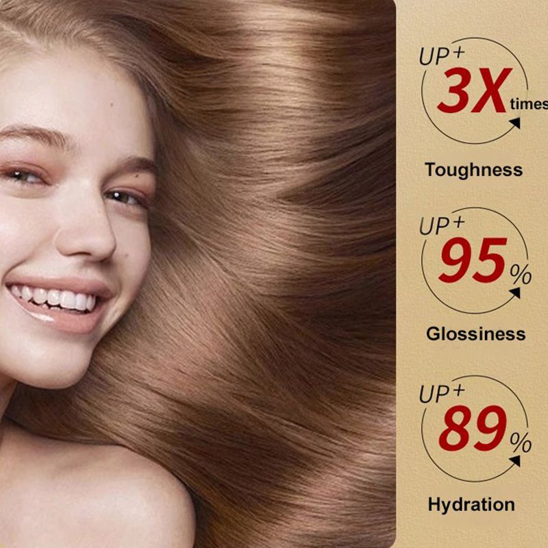 Máscara para el cabello suave y brille