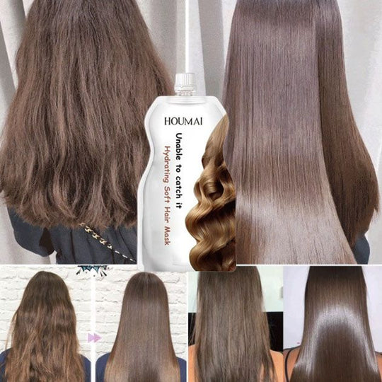 Máscara para el cabello suave y brille