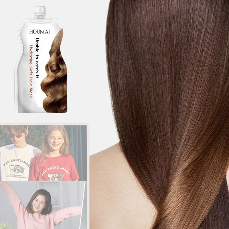 Máscara para el cabello suave y brille