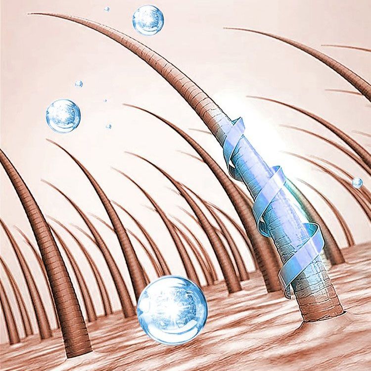 Máscara para el cabello suave y brille