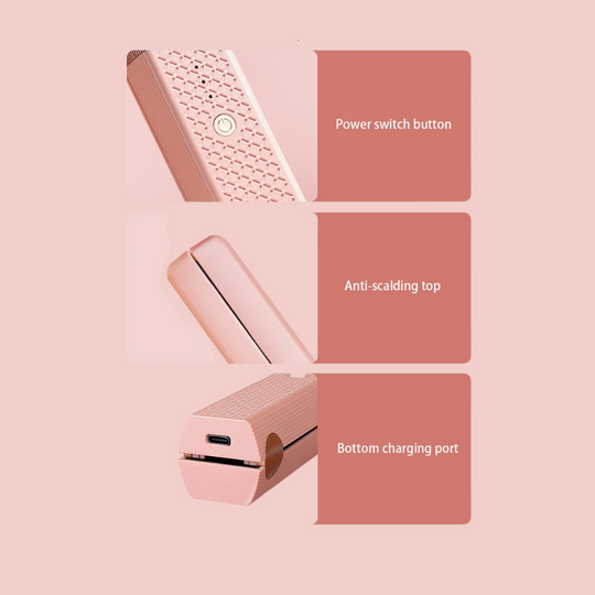 🌈Hårplattkam Locktång